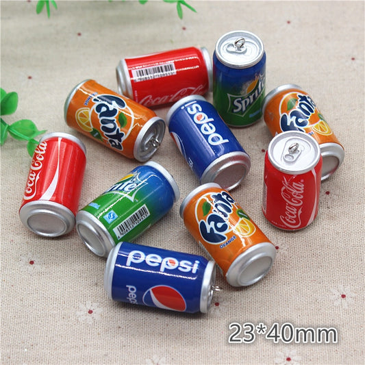 5pcs Mix Colors Cute 3D Plastic Imitation Drink Cans