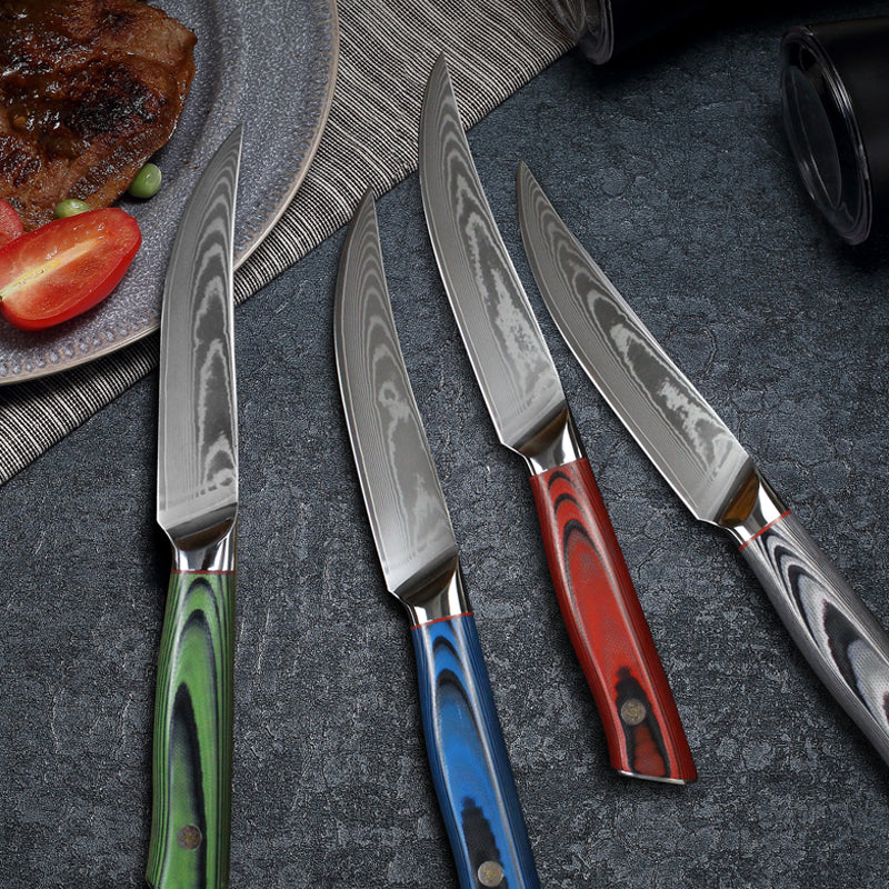 67 Layers Damascus Steel Japanese VG10 Blade 5 inch  Steak Knife